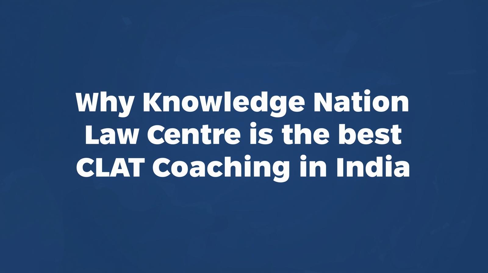 How Knowledge Nation Law Centre creates highest number of selections every year
